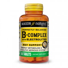 Mason Natural B-Complex With Electrolytes, 60 таблеток Mason Natural B-Complex With Electrolytes, 60 таблеток