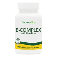 Natures Plus B-Complex with Rice Bran, 90 таблеток Natures Plus B-Complex with Rice Bran, 90 таблеток