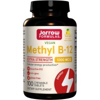 Jarrow Formulas Methyl B-12 1000 mcg, 100 льодяників - Лимон Jarrow Formulas Methyl B-12 1000 mcg, 100 льодяників - Лимон