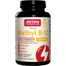 Jarrow Formulas Methyl B-12 1000 mcg, 100 льодяників - Лимон