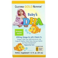 California Gold Nutrition Baby's DHA, 59 мл California Gold Nutrition Baby's DHA, 59 мл