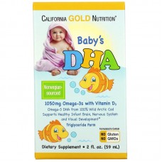 California Gold Nutrition Baby's DHA, 59 мл