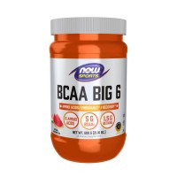 NOW BCAA Big 6 Powder, 600 грамм - Арбуз NOW BCAA Big 6 Powder, 600 грамм - Арбуз