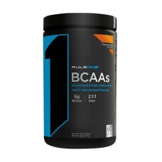 Rule 1 BCAA, 60 порцій - 444 г Апельсин Rule 1 BCAA, 60 порцій - 444 г Апельсин