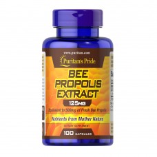 Puritan's Pride Bee Propolis Extract 125 mg, 100 капсул Puritan's Pride Bee Propolis Extract 125 mg, 100 капсул