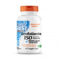 Doctor's Best Benfotiamine + ALA, 60 вегакапсул Doctor's Best Benfotiamine + ALA, 60 вегакапсул