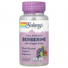Solaray Berberine with Oregon Grape, 60 вегакапсул Solaray Berberine with Oregon Grape, 60 вегакапсул
