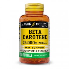 Mason Natural Beta Carotene 25000 IU, 100 капсул Mason Natural Beta Carotene 25000 IU, 100 капсул
