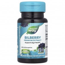 Nature's Way Bilberry Premium Extract, 60 вегакапсул Nature's Way Bilberry Premium Extract, 60 вегакапсул