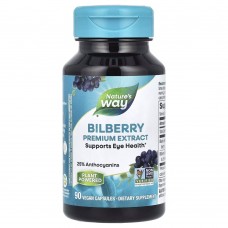 Nature's Way Bilberry Premium Extract, 90 вегакапсул Nature's Way Bilberry Premium Extract, 90 вегакапсул