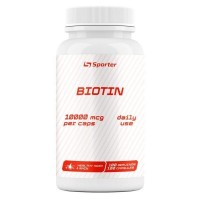 Sporter Biotin 10000 mcg, 100 капсул