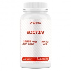 Sporter Biotin 10000 mcg, 100 капсул Sporter Biotin 10000 mcg, 100 капсул