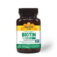 Country Life High Potency Biotin 5 mg, 120 капсул Country Life High Potency Biotin 5 mg, 120 капсул