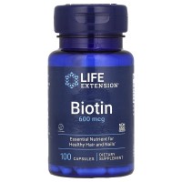Life Extension Biotin 600 mg, 100 капсул