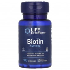 Life Extension Biotin 600 mg, 100 капсул