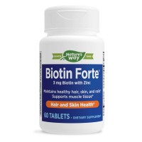 Nature's Way Biotin Forte with Zinc, 60 таблеток Nature's Way Biotin Forte with Zinc, 60 таблеток