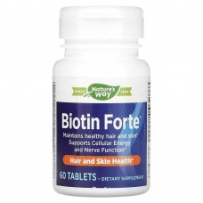 Nature's Way Biotin Forte 5 mg, 60 таблеток - Термін 06.26 Nature's Way Biotin Forte 5 mg, 60 таблеток - Термін 06.26