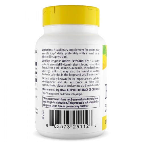 Healthy Origins Biotin 10000 mcg Ultra Potency, 150 вегакапсул CN13692 Healthy Origins Healthy Origins Biotin 10000 mcg Ultra Potency, 150 вегакапсул CN13692 Healthy Origins
