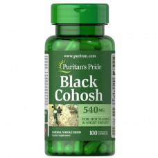 Puritan's Pride Black Cohosh 540 mg, 100 капсул Puritan's Pride Black Cohosh 540 mg, 100 капсул