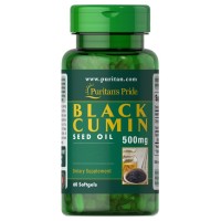 Puritan's Pride Black Cumin Seed Oil 500 mg, 60 капсул Puritan's Pride Black Cumin Seed Oil 500 mg, 60 капсул