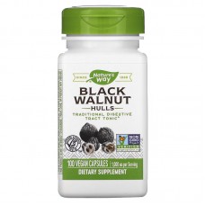 Nature's Way Black Walnut Hulls, 100 вегакапсул Nature's Way Black Walnut Hulls, 100 вегакапсул