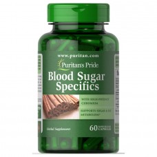 Puritan's Pride Blood Sugar Specifics, 60 капсул Puritan's Pride Blood Sugar Specifics, 60 капсул
