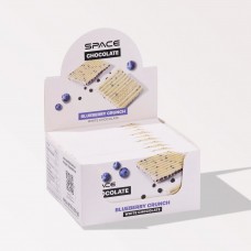 Spacefood Space Chocolate Blueberry Crunch, 10*25 грам - Чорниця-маракуя Spacefood Space Chocolate Blueberry Crunch, 10*25 грам - Чорниця-маракуя