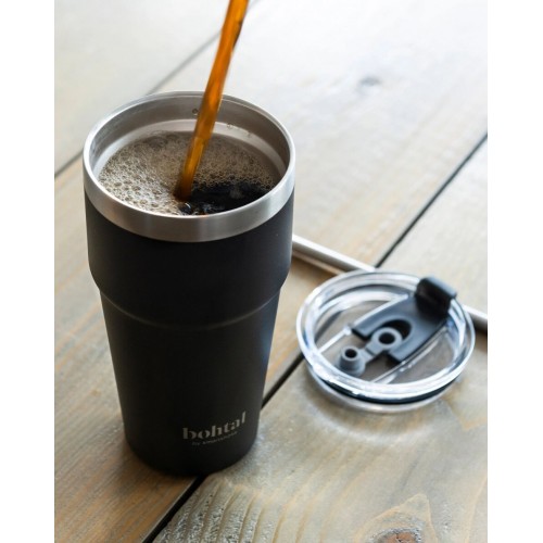 Smart Shake Bohtal Insulated Travel Mug 600 мл, Black CN15099 Smart Shake Bohtal Insulated Travel Mug 600 мл, Black CN15099