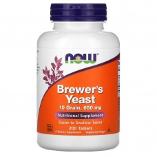 NOW Brewer's Yeast, 200 таблеток