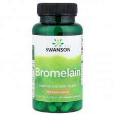 Swanson Bromelain 500 mg, 60 вегакапсул