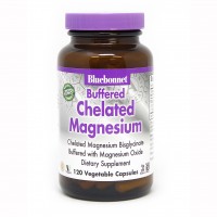 Bluebonnet Nutrition Buffered Chelated Magnesium, 120 вегакапсул Bluebonnet Nutrition Buffered Chelated Magnesium, 120 вегакапсул