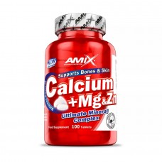 AMIX Calcium + Mg and Zn, 100 таблеток