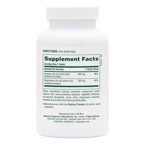 Natures Plus Cal/Mag 500 mg/250 mg, 90 таблеток CN14299 Natures Plus Natures Plus Cal/Mag 500 mg/250 mg, 90 таблеток CN14299 Natures Plus
