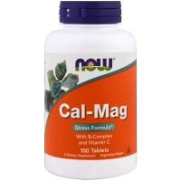 NOW CAL-MAG 500/250 mg, 100 таблеток NOW CAL-MAG 500/250 mg, 100 таблеток