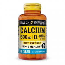 Mason Natural Calcium 600 mg mg Plus Vitamin D3, 100 таблеток