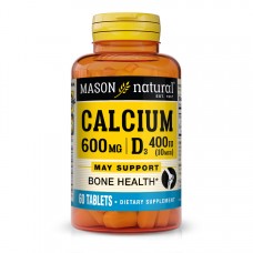 Mason Natural Calcium 600 mg mg Plus Vitamin D3, 60 таблеток