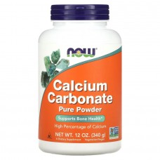 NOW Calcium Carbonate Powder, 340 грам NOW Calcium Carbonate Powder, 340 грам