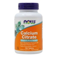 NOW Calcium Citrate Tablets, 100 таблеток - Термін 08.26 NOW Calcium Citrate Tablets, 100 таблеток - Термін 08.26