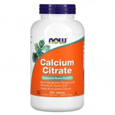 NOW Calcium Citrate Tablets, 250 таблеток NOW Calcium Citrate Tablets, 250 таблеток