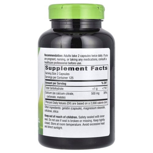 Nature's Way Calcium Citrate, 250 капсул CN16172 Nature's Way Nature's Way Calcium Citrate, 250 капсул CN16172 Nature's Way