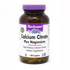 Bluebonnet Nutrition Calcium Citrate Plus Magnesium, 180 капсул Bluebonnet Nutrition Calcium Citrate Plus Magnesium, 180 капсул