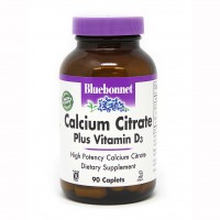 Bluebonnet Nutrition Calcium Citrate plus Vitamin D3, 90 каплет Bluebonnet Nutrition Calcium Citrate plus Vitamin D3, 90 каплет