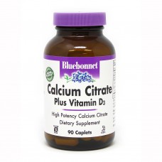 Bluebonnet Nutrition Calcium Citrate plus Vitamin D3, 90 каплет Bluebonnet Nutrition Calcium Citrate plus Vitamin D3, 90 каплет