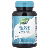 Nature's Way Calcium Mag & D, 100 капсул