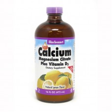 Bluebonnet Nutrition Calcium Magnesium Citrate plus Vitamin D3, 472 мл - Лимон
