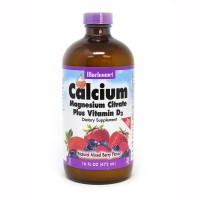 Bluebonnet Nutrition Calcium Magnesium Citrate plus Vitamin D3, 472 мл - Ягоды Bluebonnet Nutrition Calcium Magnesium Citrate plus Vitamin D3, 472 мл - Ягоды
