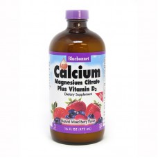 Bluebonnet Nutrition Calcium Magnesium Citrate plus Vitamin D3, 472 мл - Ягоды Bluebonnet Nutrition Calcium Magnesium Citrate plus Vitamin D3, 472 мл - Ягоды