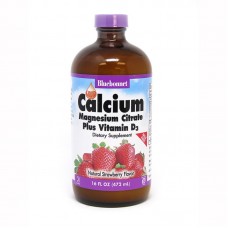 Bluebonnet Nutrition Calcium Magnesium Citrate plus Vitamin D3, 472 мл - Клубника Bluebonnet Nutrition Calcium Magnesium Citrate plus Vitamin D3, 472 мл - Клубника