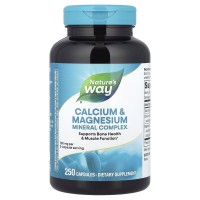Nature's Way Calcium & Magnesium, 250 капсул Nature's Way Calcium & Magnesium, 250 капсул