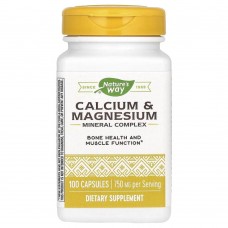 Nature's Way Calcium & Magnesium, 100 капсул Nature's Way Calcium & Magnesium, 100 капсул